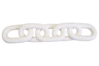 White Wood 5 Link Table Decor Chain | Cato