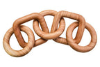 Natural Wood Five Link Table Decor Chain | Cato
