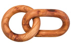 Brown Wood 2 Link Chain Decor | Cato