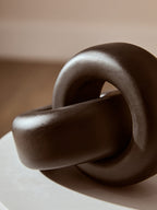 Black Wood Small Knot Decor | Cato