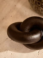Black Wood Small Knot Decor | Cato