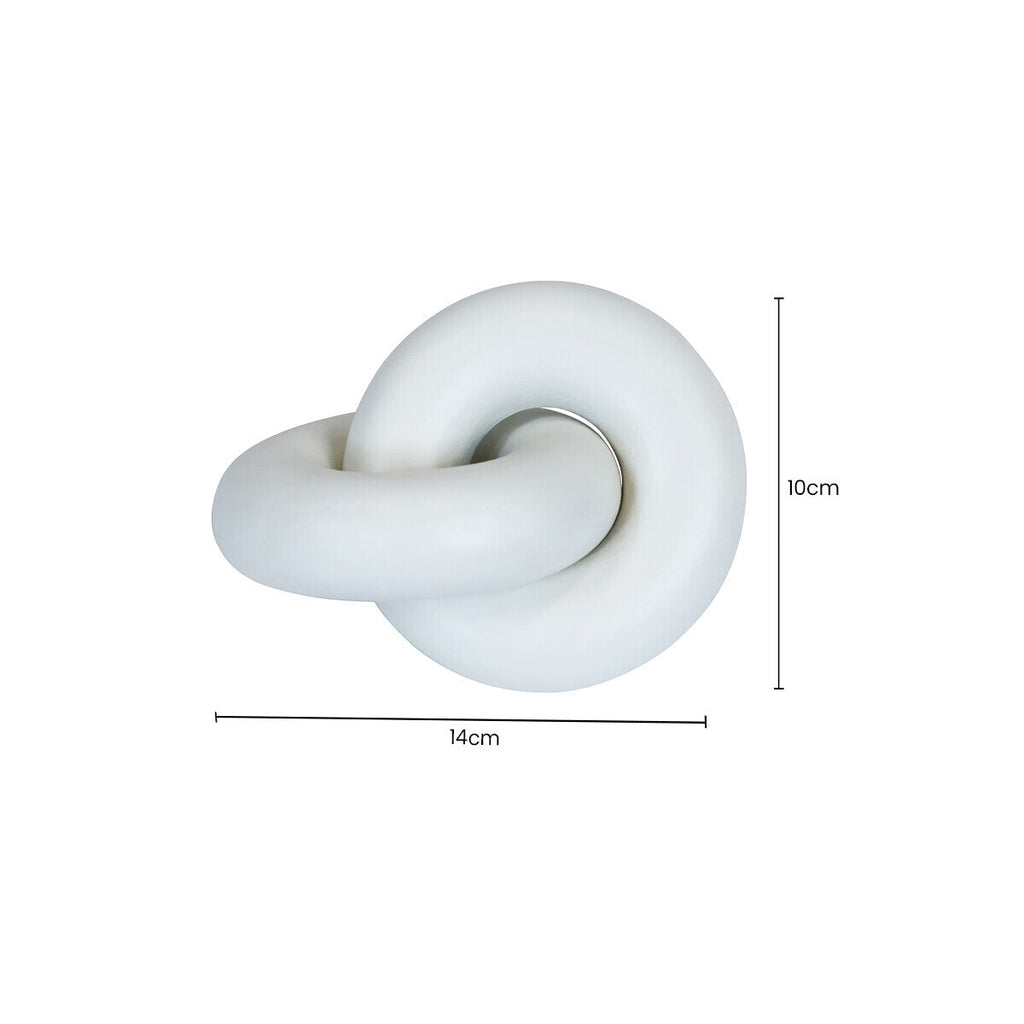 White Wood Small Knot Decor | Cato