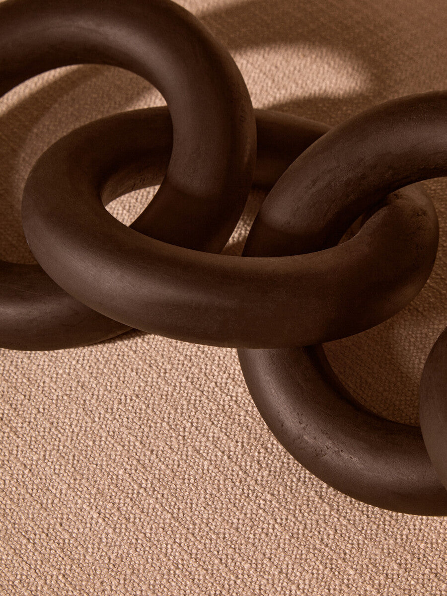 Black Wooden 5 Link Floor Decor Chain | Cato