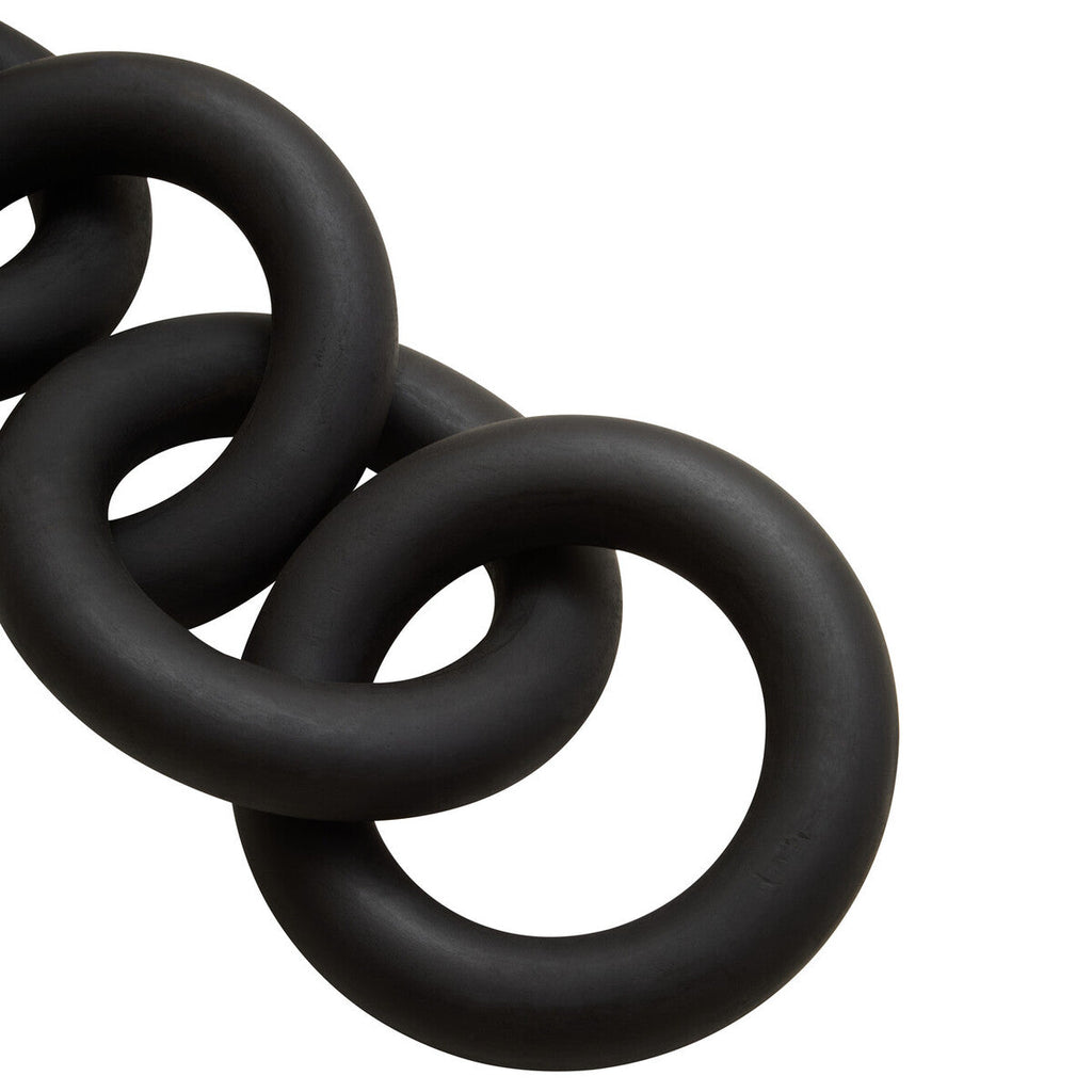 Black Wooden 5 Link Floor Decor Chain | Cato