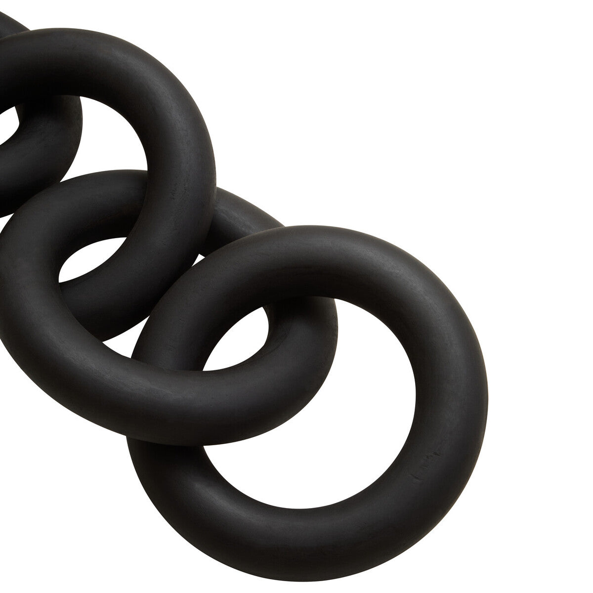 Black Wooden 5 Link Floor Decor Chain | Cato