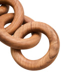 Natural Wooden 5 Link Floor Decor Chain | Cato