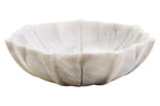 Medium White Marble Lotus Bowl | Zoro