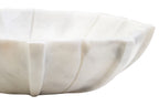 Large White Marble Lotus Bowl | Zoro