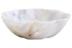 Small White Marble Scalloped Bowl | Zoro