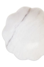 Medium White Marble Scalloped Bowl | Zoro