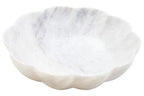 Large White Marble Scalloped Bowl | Zoro
