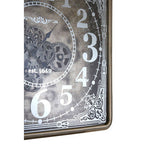 Antique Gold Square Wall Clock | Carlin