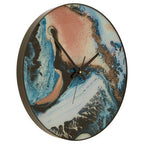 Celina 45cm Dia Pink and Blue Wall Clock