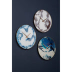 Celina 45cm Dia Blue Abstract Wall Clock