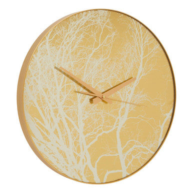 Celina 45cm Dia Gold Finish Branch Design Wall Clock