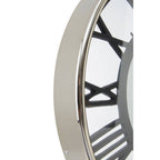 Nickel Finish Pocket Style Wall Clock | Mateo