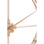 Beauly 110cm Dia Gold Finish Metal Wall Clock