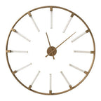 Gold Finish Round Wall Clock | Beauly
