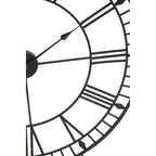 Genova 80cm Dia Large Black and White LED Wall Clock
