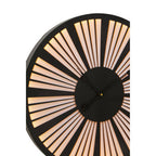 Genova 60cm Dia Small Black and White LED Wall Clock