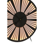 Genova 60cm Dia Small Black and White LED Wall Clock