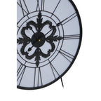 Genova 60cm Dia Black and White LED Wall Clock