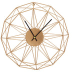 Genova 40cm Dia Small Gold Metal Wall Clock