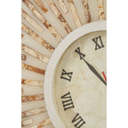 Palu 50cm Dia Natural Shell Wall Clock