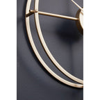 Kent 40cm Dia Small Gold Finish Wall Clock