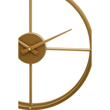 Kent 40cm Dia Small Gold Finish Wall Clock