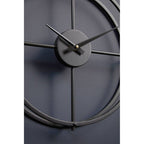 Kent 40cm Dia Small Black Finish Wall Clock