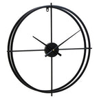 Kent 60cm Dia Large Black Finish Wall Clock