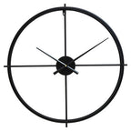 Kent 60cm Dia Large Black Finish Wall Clock