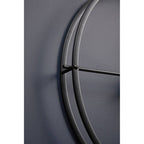 Kent 60cm Dia Large Black Finish Wall Clock