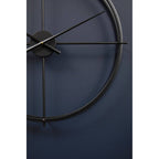 Kent 60cm Dia Large Black Finish Wall Clock