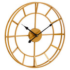 Kent 40cm Dia Small Gold Finish Metal Wall Clock