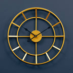 Kent 40cm Dia Small Gold Finish Metal Wall Clock