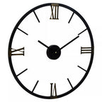 Kent 70cm Dia Round Black Metal Wall Clock