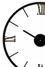 Kent 70cm Dia Round Black Metal Wall Clock