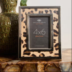 Kensington Townhouse 4In x 6In Leopard Design Photo Frame