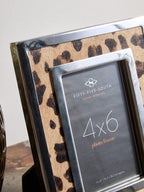 Kensington Townhouse 4In x 6In Leopard Design Photo Frame