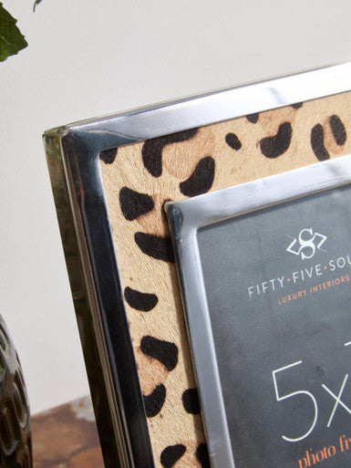 5 X 7 Leopard Design Photo Frame | Kensington Townhouse