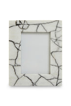 White and Black Marble 5In X 7In Large Photo Frame | Marmara