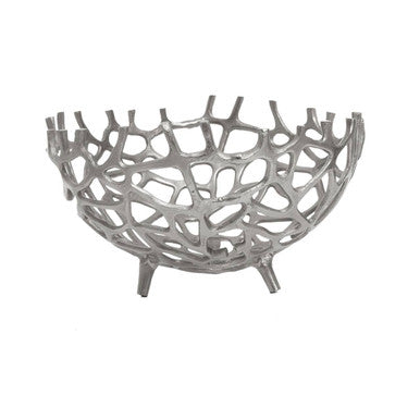 Silver Finish Bowl | Prato