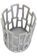 Small Silver Finish Candle Holder | Delphi
