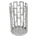 Large Silver Finish Candle Holder | Delphi