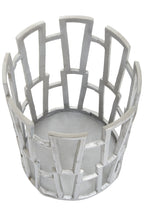 Large Silver Finish Candle Holder | Delphi