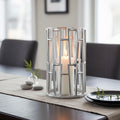 Large Silver Finish Candle Holder | Delphi