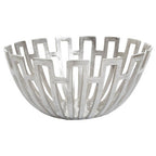 Large Silver Finish Bowl | Delphi