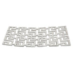 Large Plate in Silver Finish | Delphi